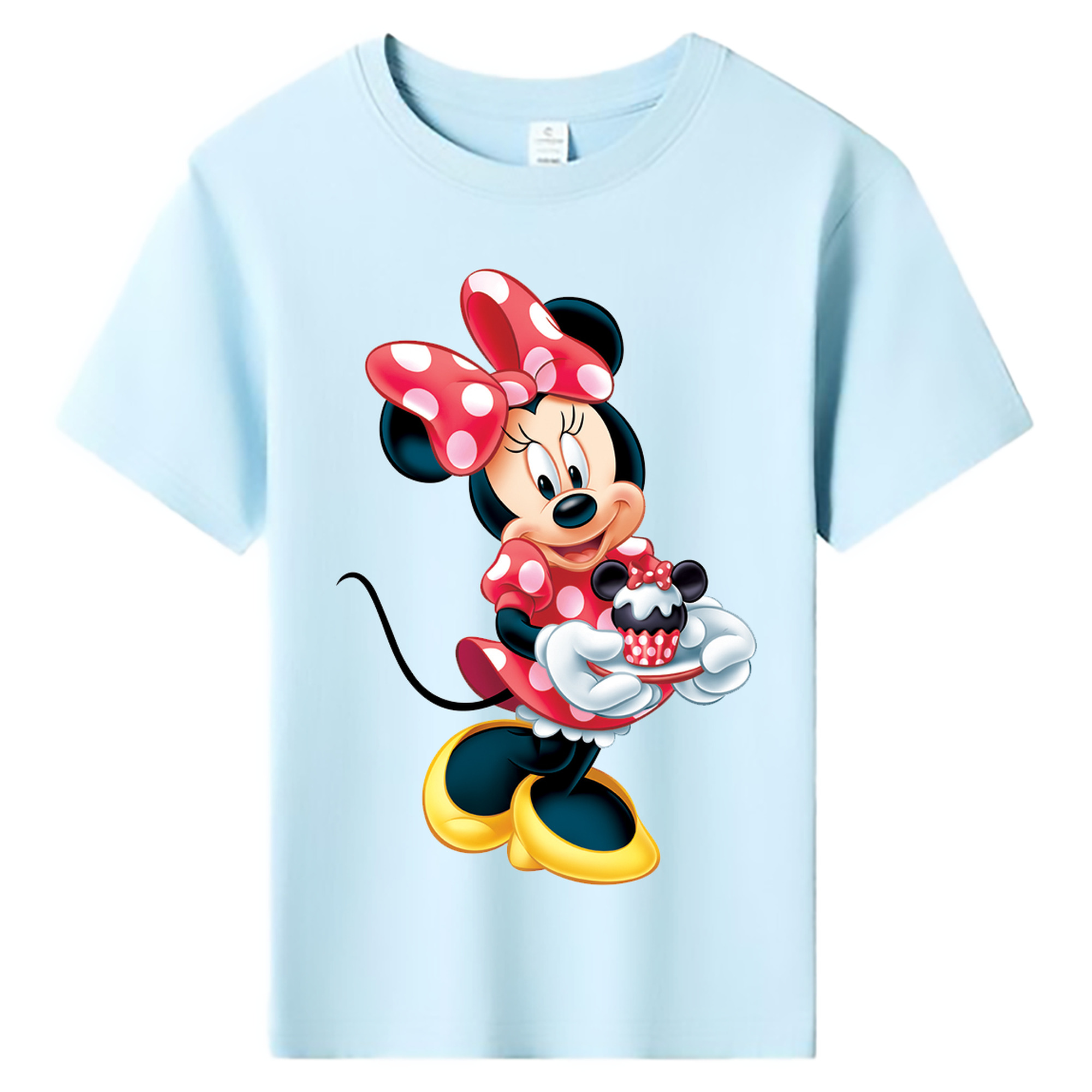 ミッキーマウス Mickey Mouse 綿100％キッズTシャツ（フロントプリント）